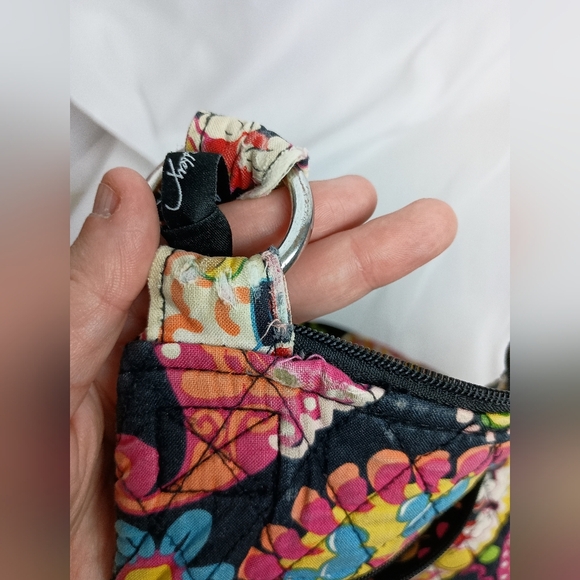 VERA BRADLEY Colorful Limited Edition Disney Black Quilted Crossbody Bag - Picture 9 of 11